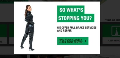 Ultra Tune’s racy pop-up ads tread sexist ground, say complainants